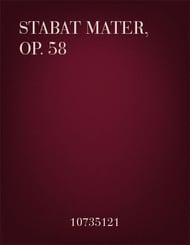 Stabat Mater, Op. 58 Instrumental Parts Chamber Orchestra cover